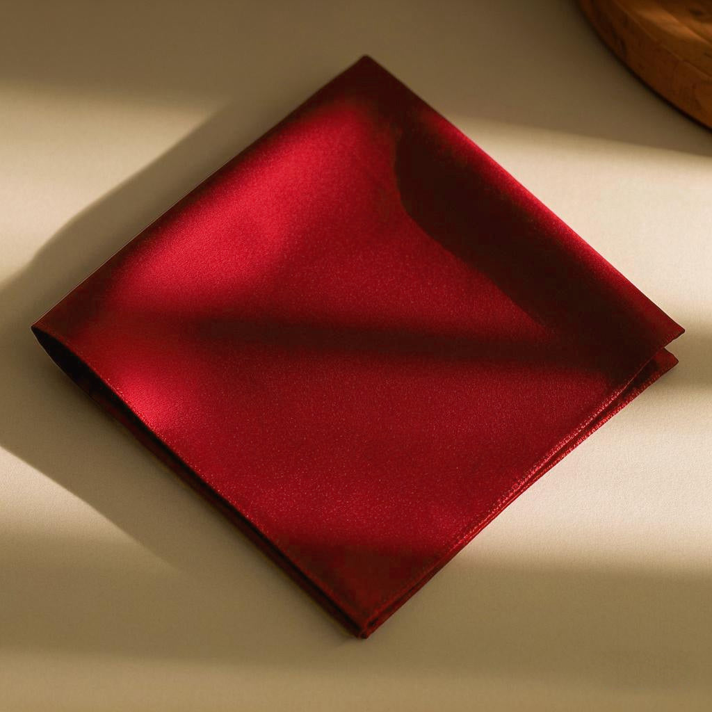 [Rød] SilkSilky-DK Halstørklæde 003