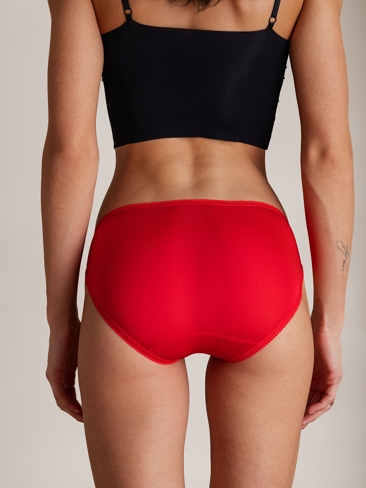 [Rød] SilkSilky-DK Panty 004