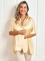 [Champagne] SilkSilky-DK Halstørklæde 003
