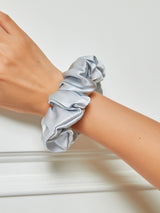 [Sølv] SilkSilky-DK Scrunchie 001