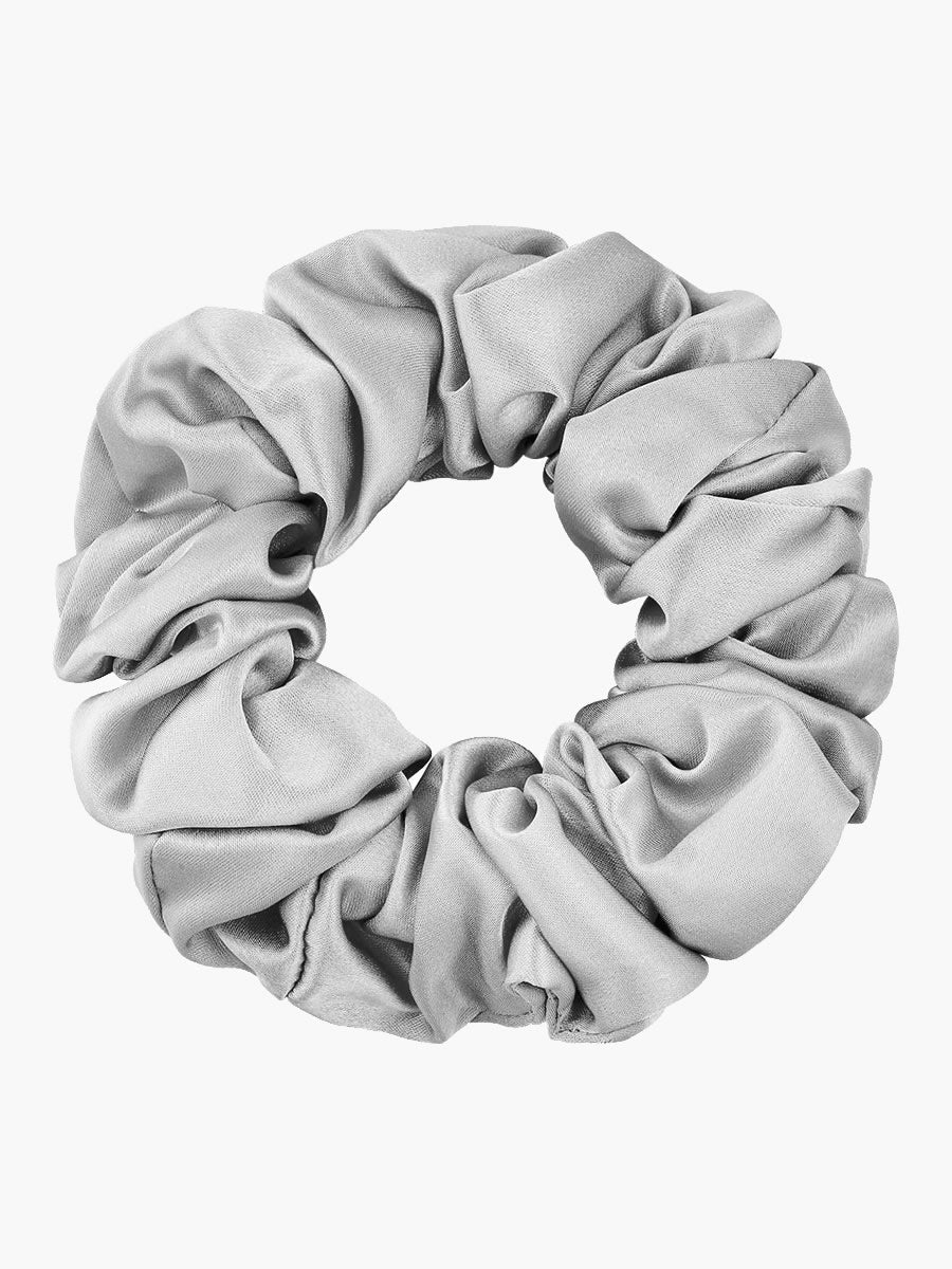 [Sølv] SilkSilky-DK 19Momme Scrunchie 004