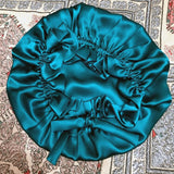 [Blågrøn] SilkSilky-DK Sovehætte 004