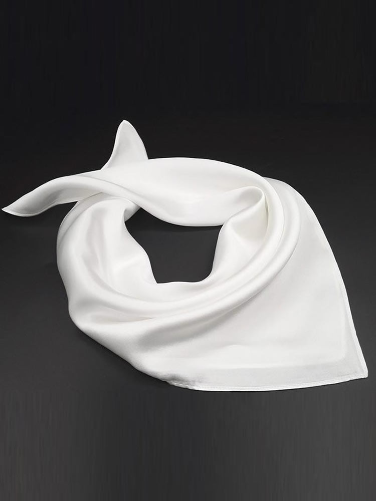 [Hvid] SilkSilky-DK Halstørklæde 003