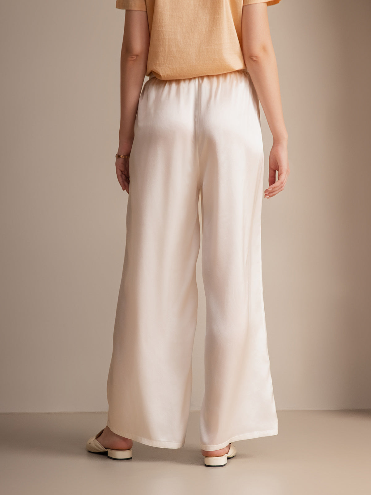 [Hvid] SilkSilky-DK Womens Pants 002