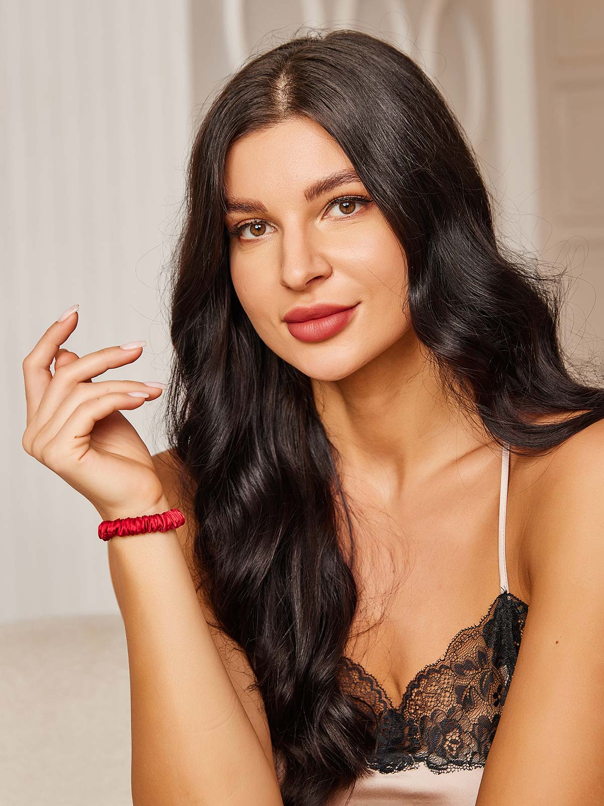 [Vin] SilkSilky-DK 19Momme Scrunchie 002