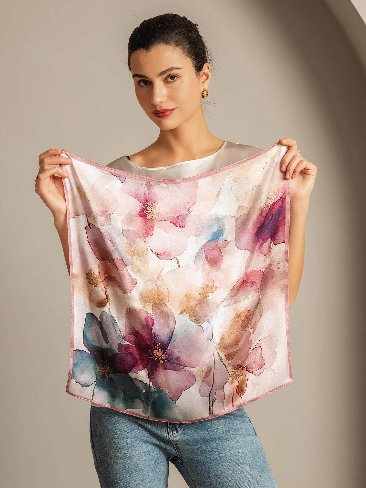 [P102] SilkSilky-DK Silke Scarf 006,