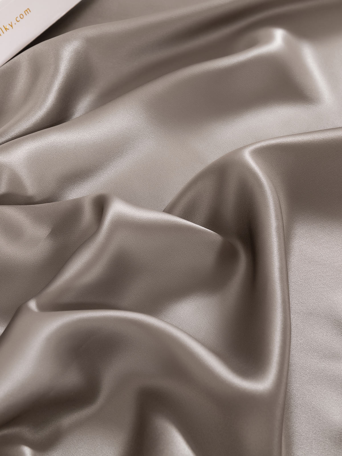 [Grå] SilkSilky-DK 19Momme Sheet 006