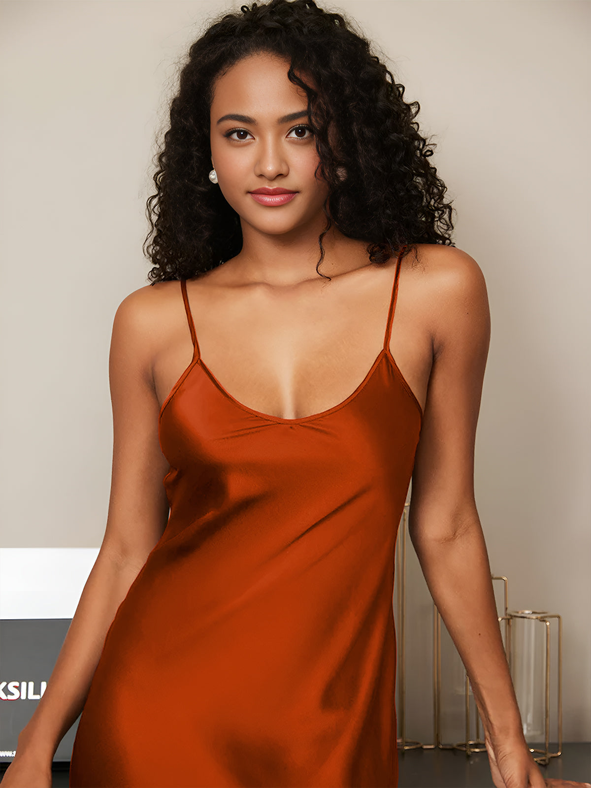[Karamel] SilkSilky-DK Nightgown 005