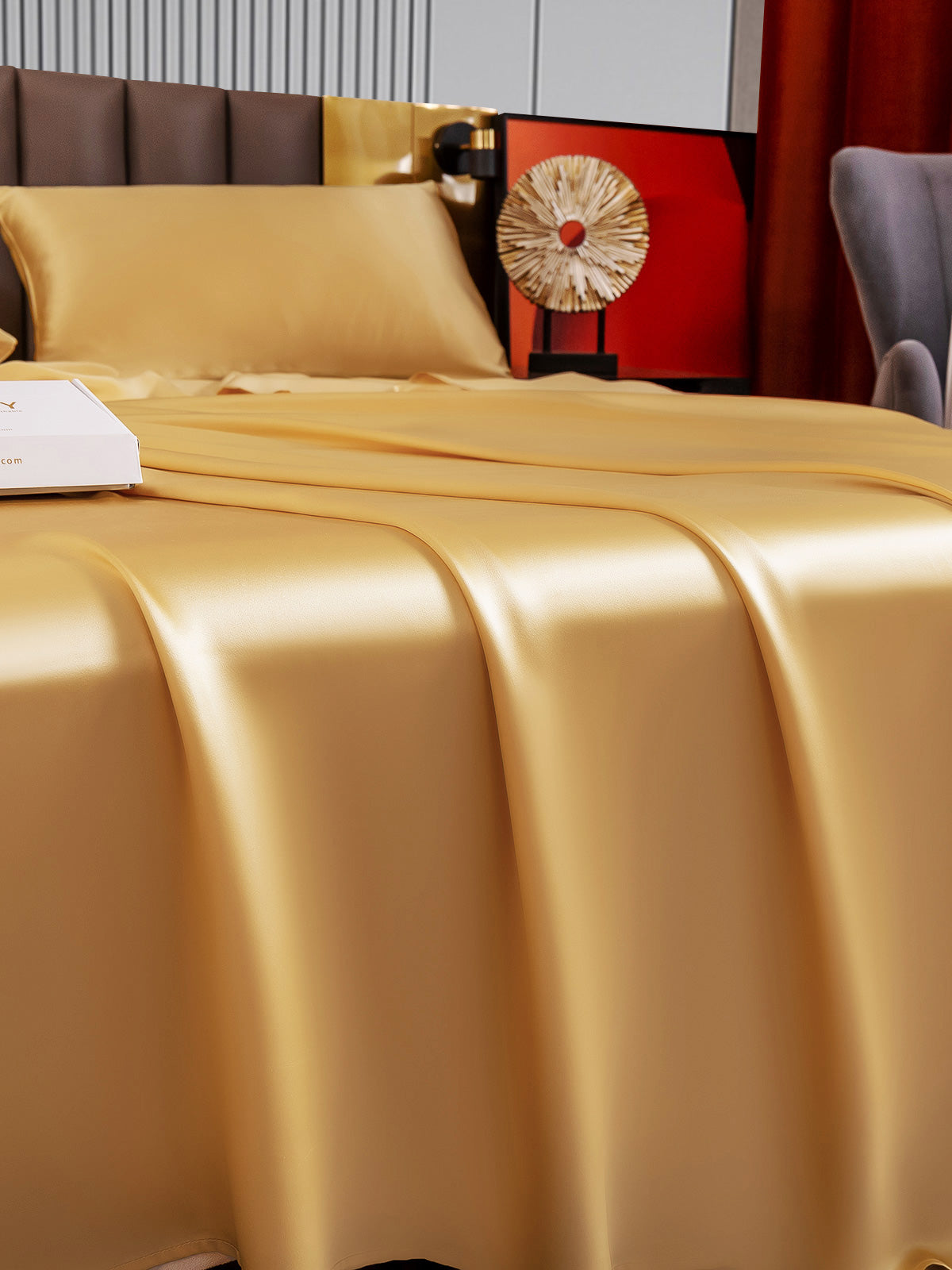 [Champagne] SilkSilky-DK 22Momme Bedding Set 003