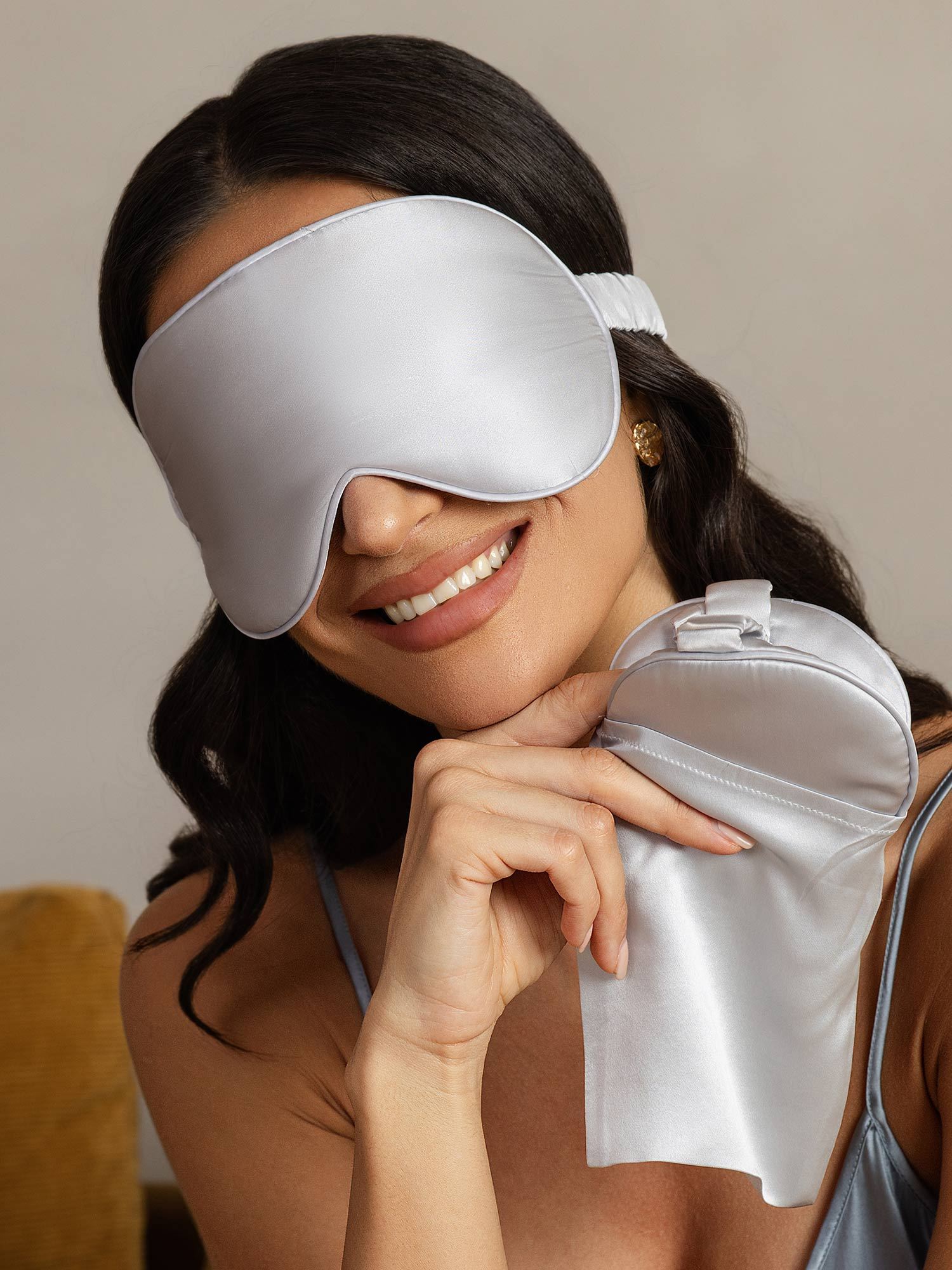 [Sølv] SilkSilky-DK Silke Eye Mask 004