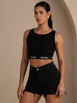 [Sort] SilkSilky-DK Sleeveless Crew Neck Camisole Top 006