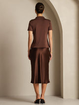 [Kaffe] SilkSilky-DK Short Sleeve T-shirt til kvinder 007