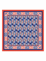 [Marineblå Søhest] SilkSilky-DK Scarf 001