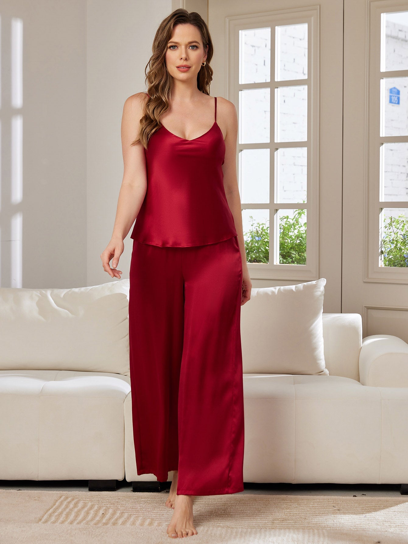 [Vin] SilkSilky-DK Camisole Set 001