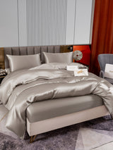 [Grå] SilkSilky-DK 22Momme Bedding Set 004,