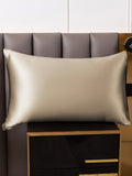 SilkSilky-DK-19Momme-Pure-Silk-Pillowcase-Kaki-001