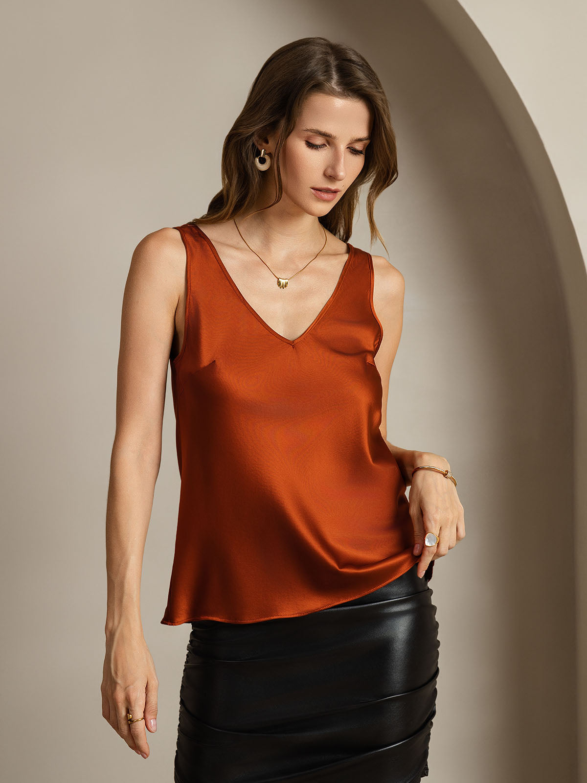 [Karamel] SilkSilky-DK 19Momme Silke Camisoles 006
