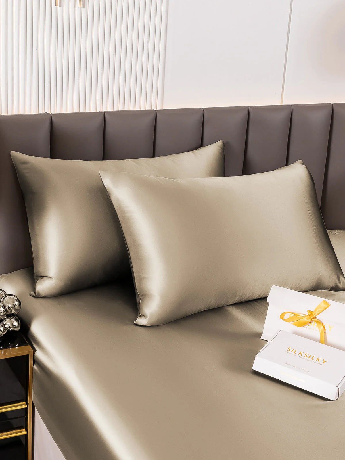[Kaki] SilkSilky-DK 19Momme Pillowcase 003