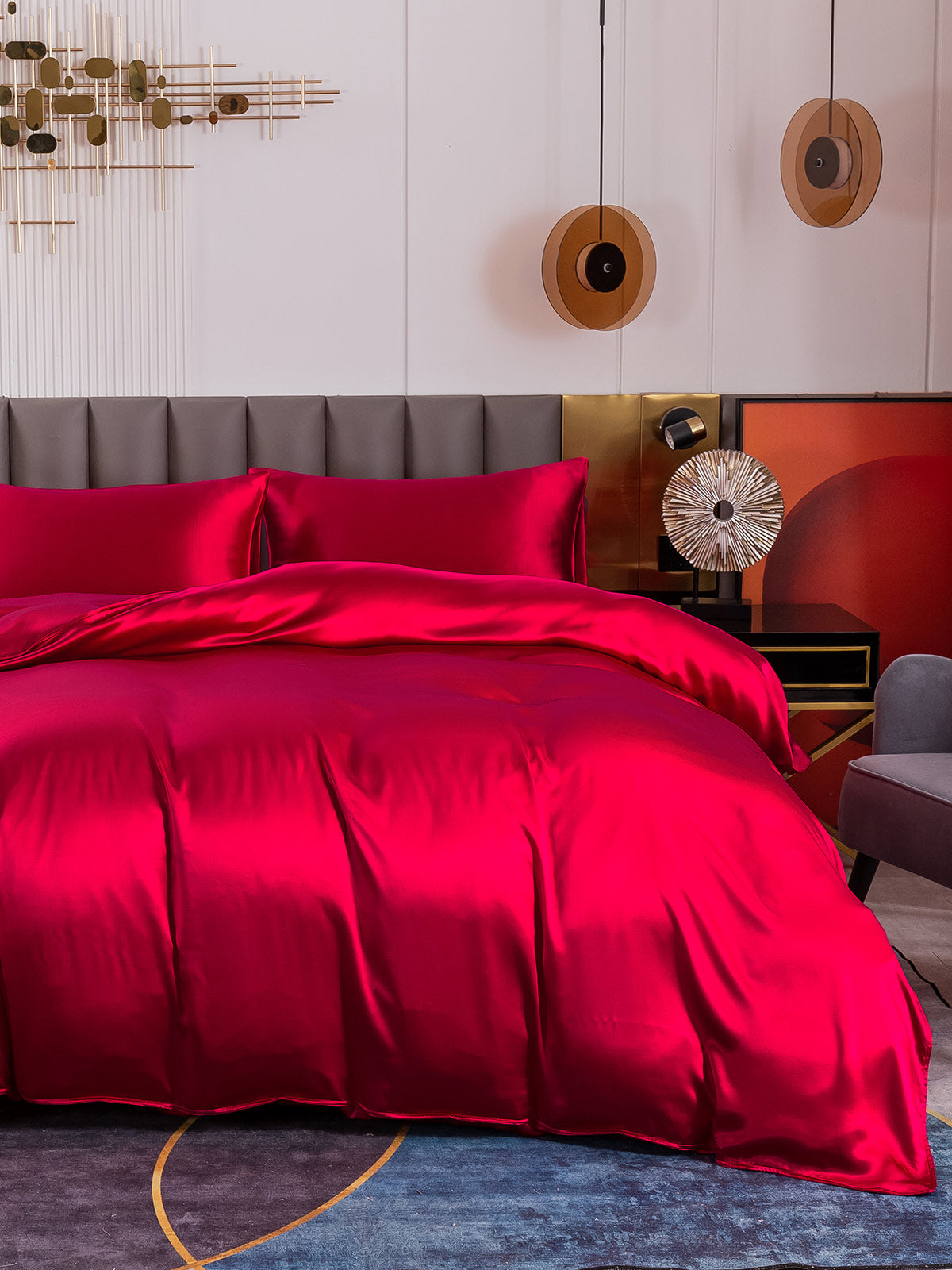 [Vin] SilkSilky-DK 19Momme Bedding Set 005
