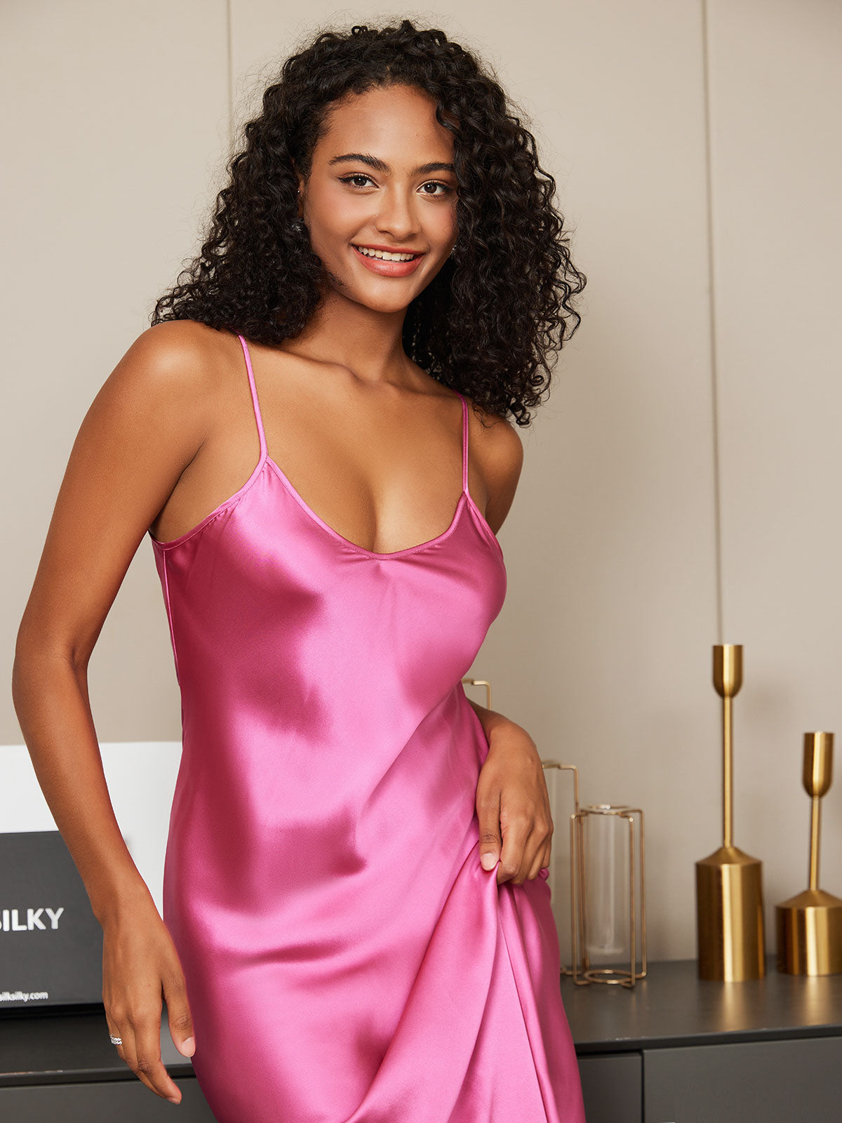 [Rosenrød] SilkSilky-DK Nightgown 005