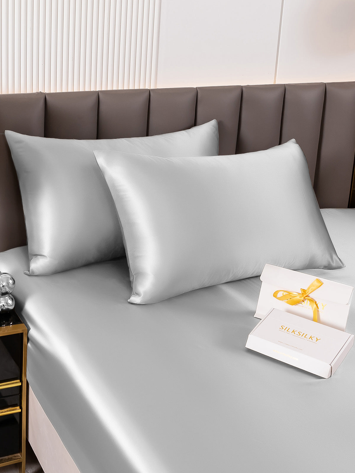[Sølv] SilkSilky-DK 19Momme Pillowcase 003