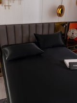 [Sort] SilkSilky-DK 19Momme Sengesæt 003