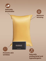 [Champagne] SilkSilky-DK 22Momme Pillowcase 002
