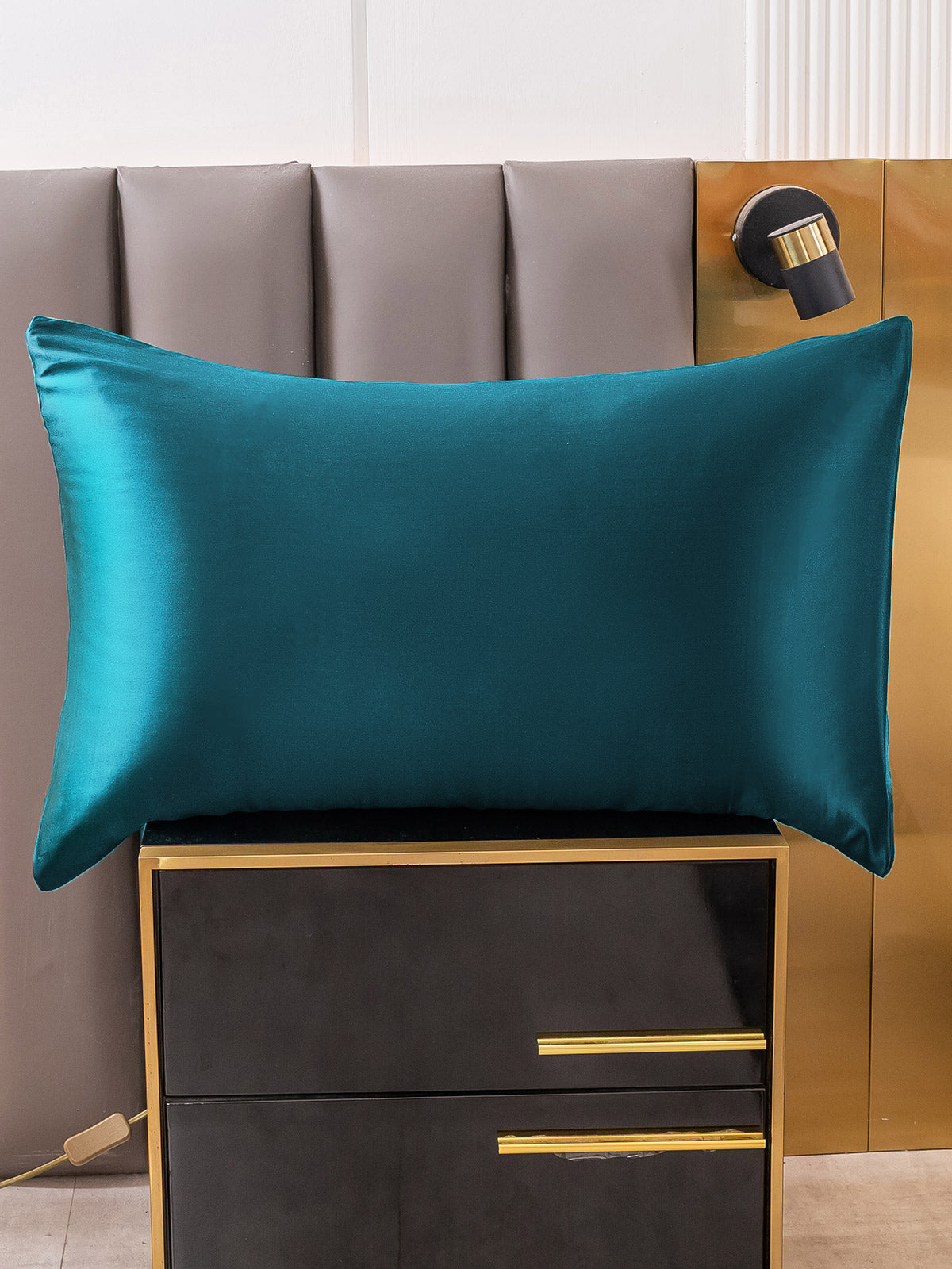 [Blågrøn] SilkSilky-DK 22Momme Pillowcase 003