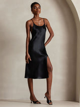 [Sort] SilkSilky-DK Sleeveless Kjole 004