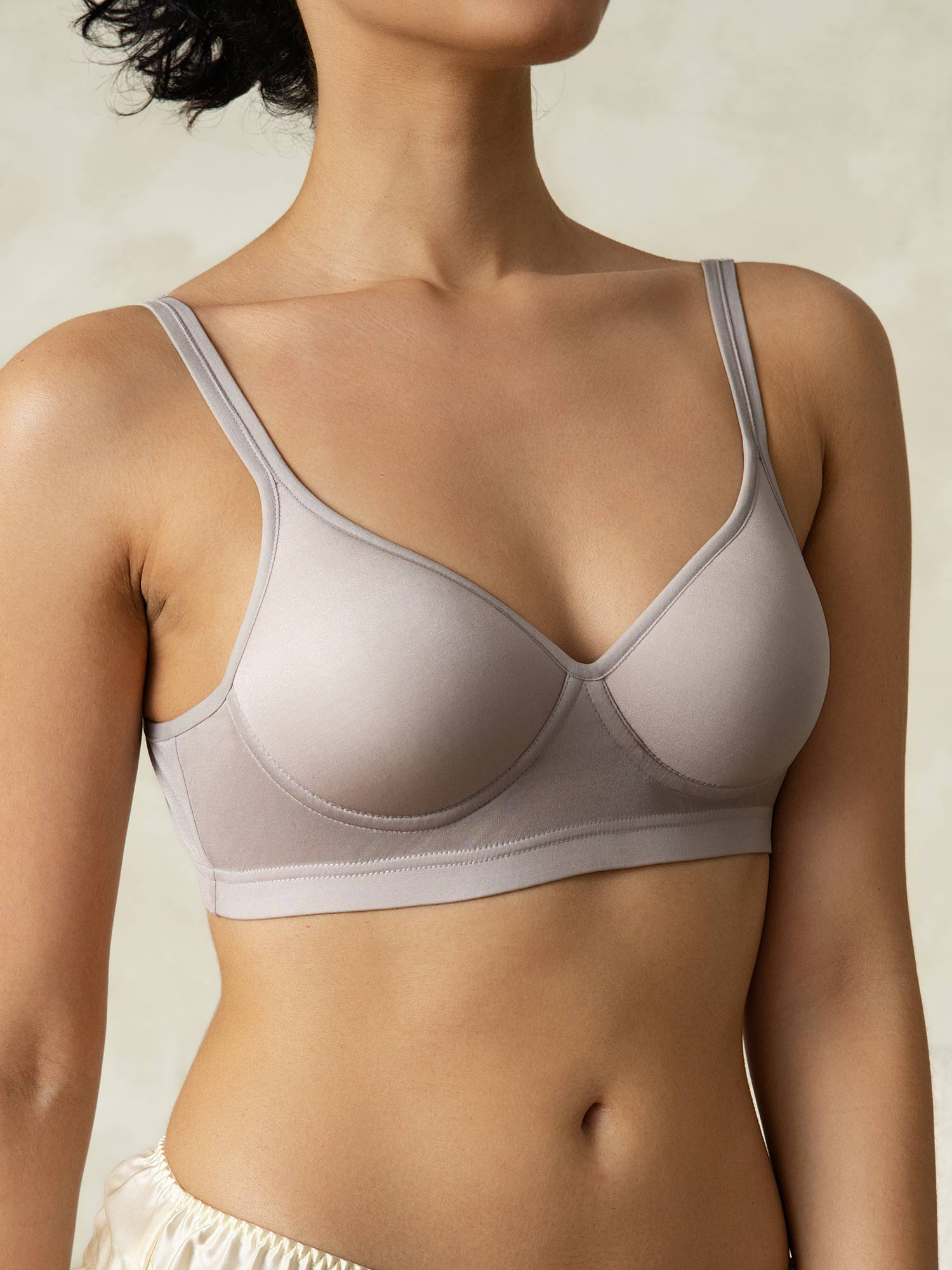 [Grå] SilkSilky-DK Bra 002