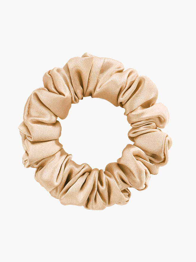 [Champagne] SilkSilky-DK 19Momme Scrunchie 004