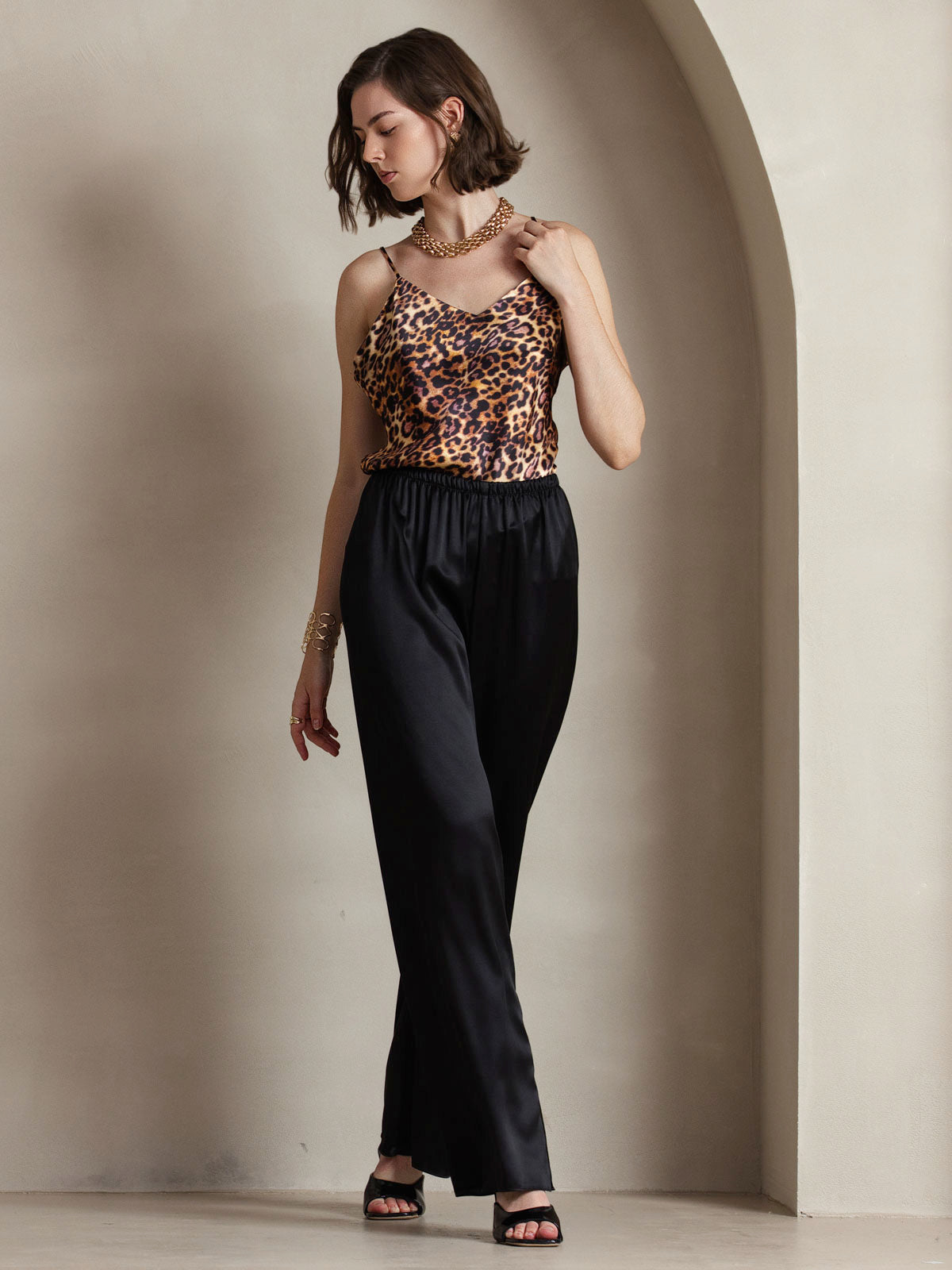 [Leopard] SilkSilky-DK Camisoles 006