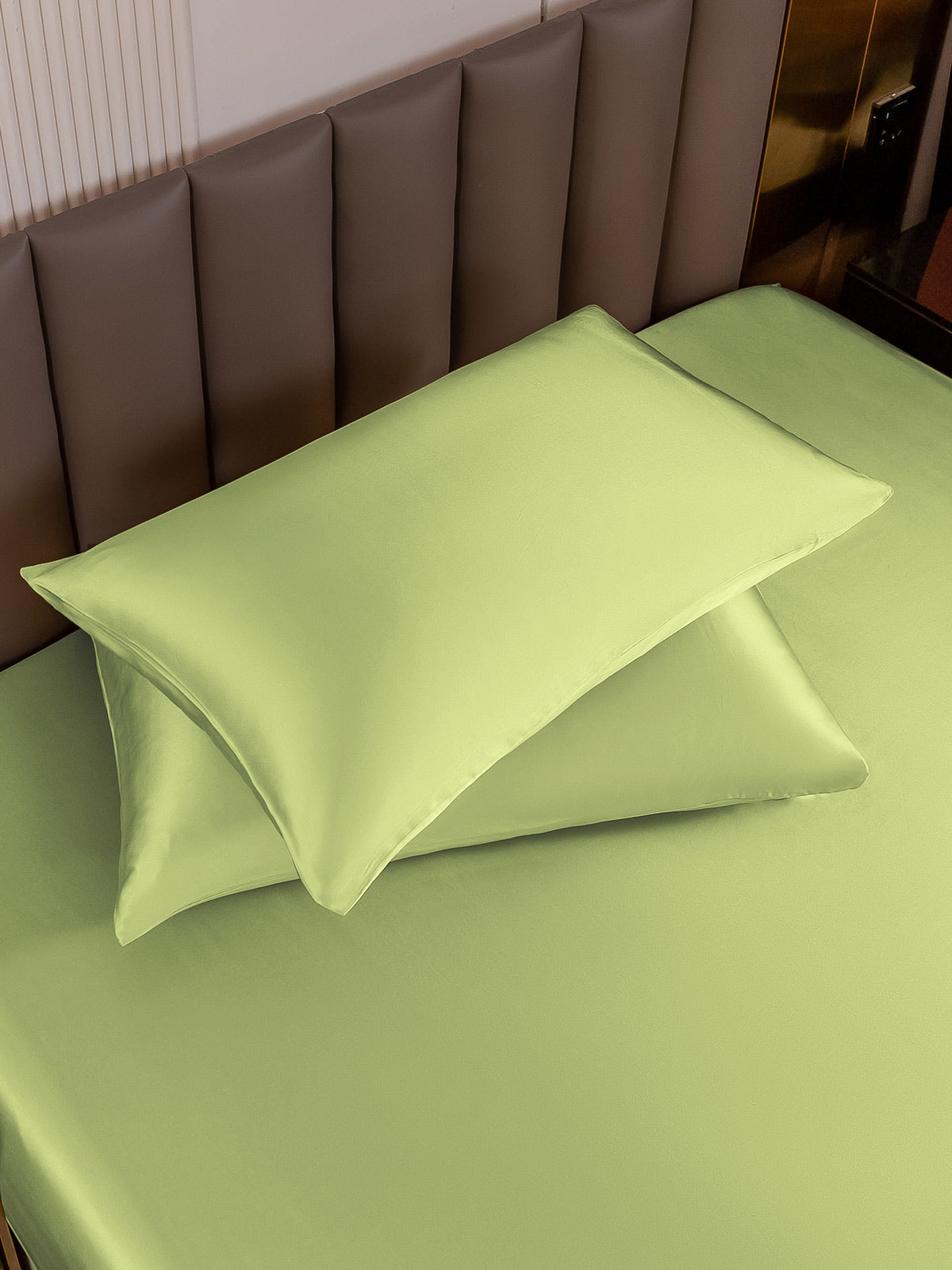 SilkSilky-DK 19Momme Pillowcase Mintgrøn 004