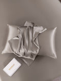 SilkSilky-DK-19Momme-Pure-Silk-Pillowcase-Grå-005