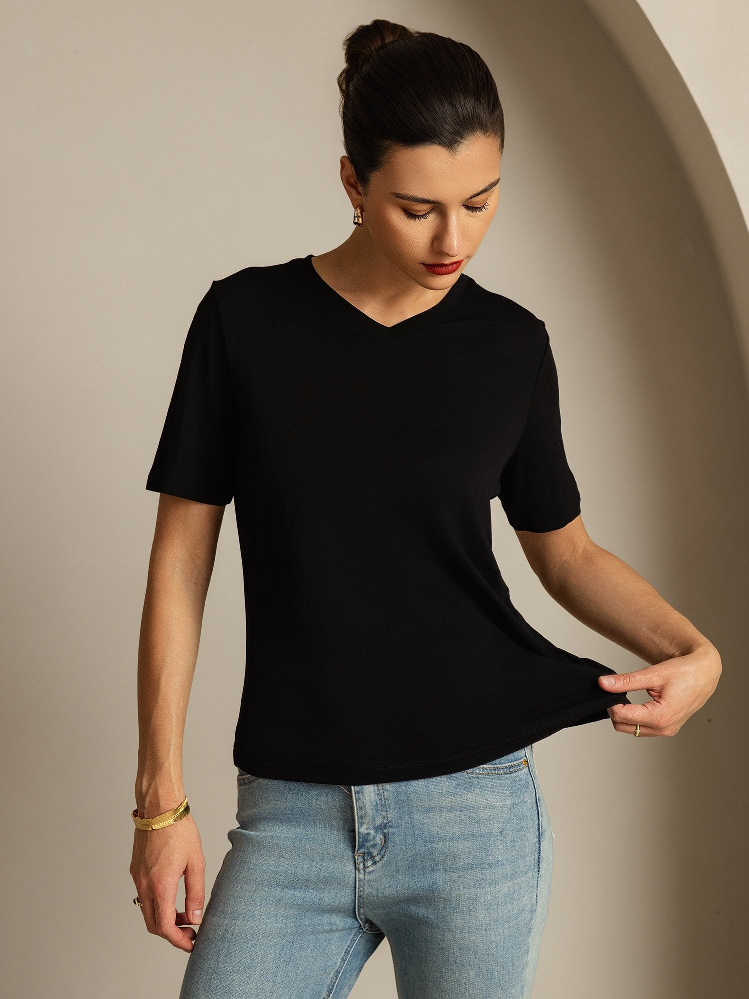 [Sort] SilkSilky-DK Silke Womens T-Shirt 003