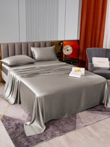 [Grå] SilkSilky-DK 22Momme Bedding Set 004,