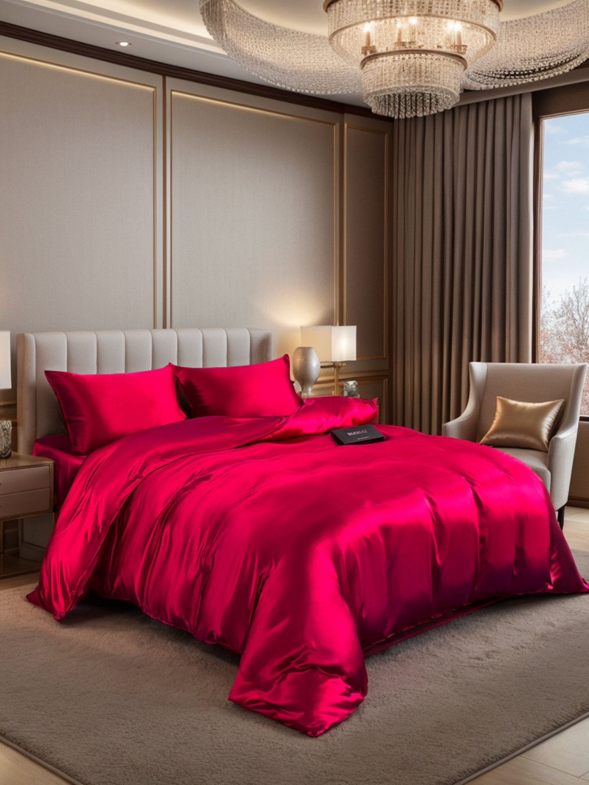 [Vin] SilkSilky-DK 19Momme Bedding Set 001