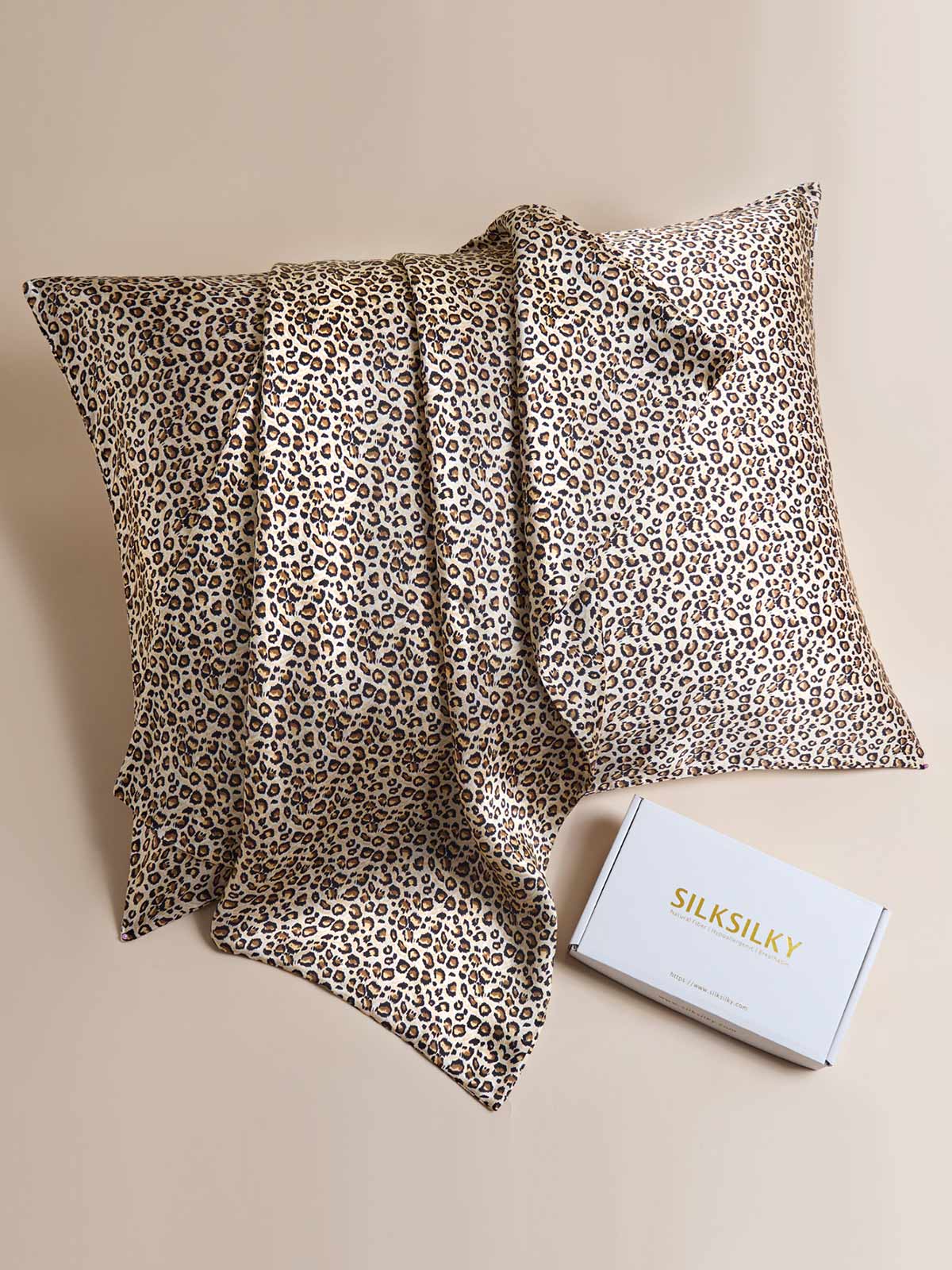 [Leopard] SilkSilky-DK 19Momme Pillowcase 002