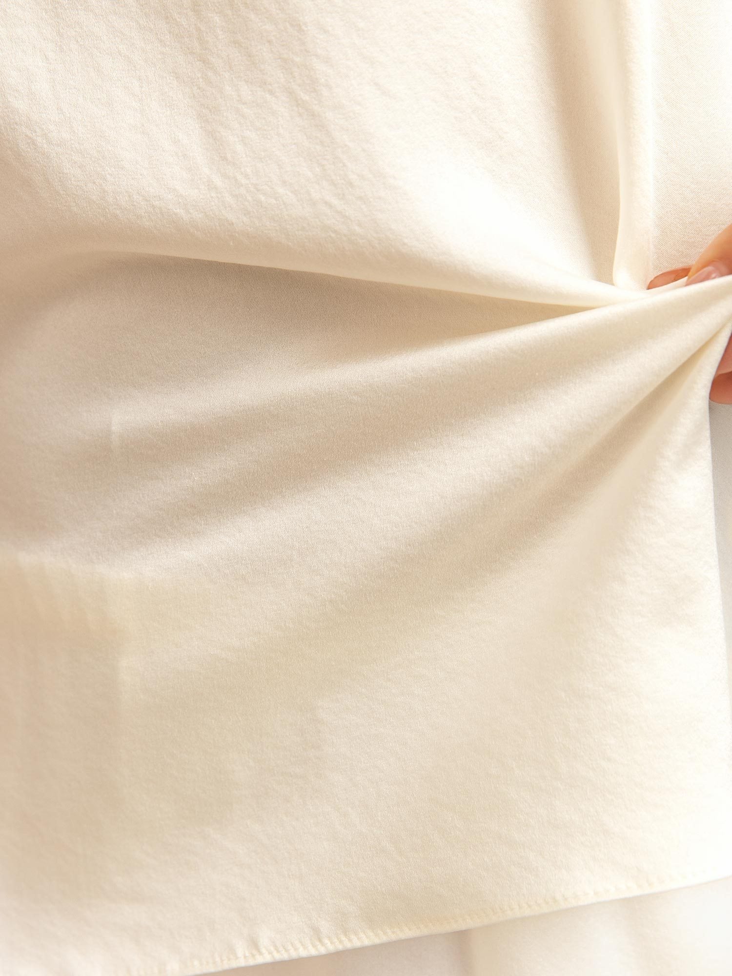 [Hvid] SilkSilky-DK 19Momme Silke Camisole Set 005