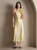 [Lysegul] SilkSilky-DK Sleeveless Halter Kjole 007