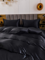 [Sort] SilkSilky-DK 19Momme Sengesæt 005