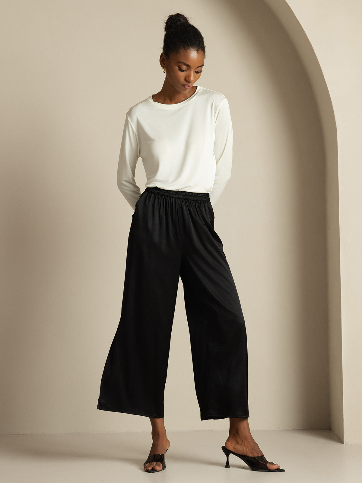 [Sort] SilkSilky-DK 19Momme Silke Womens Pants 005