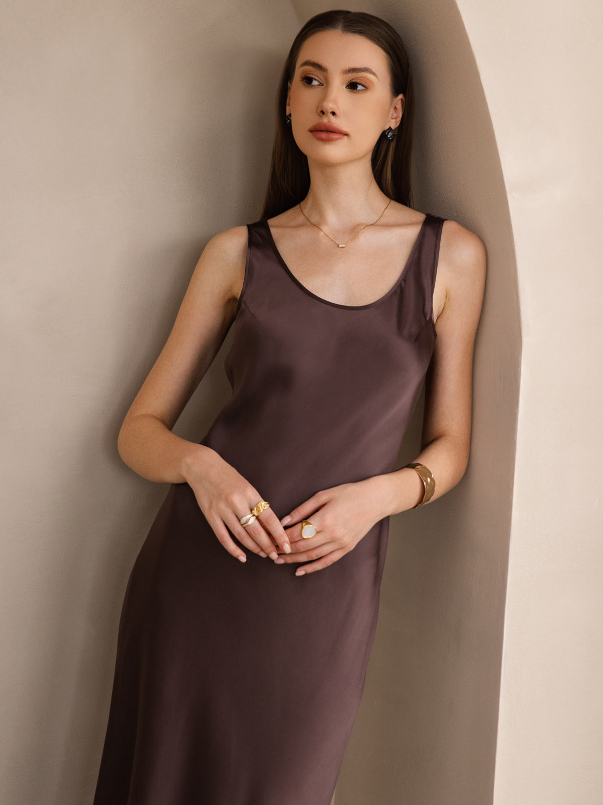 [Kaffe] SilkSilky-DK Dress 003,