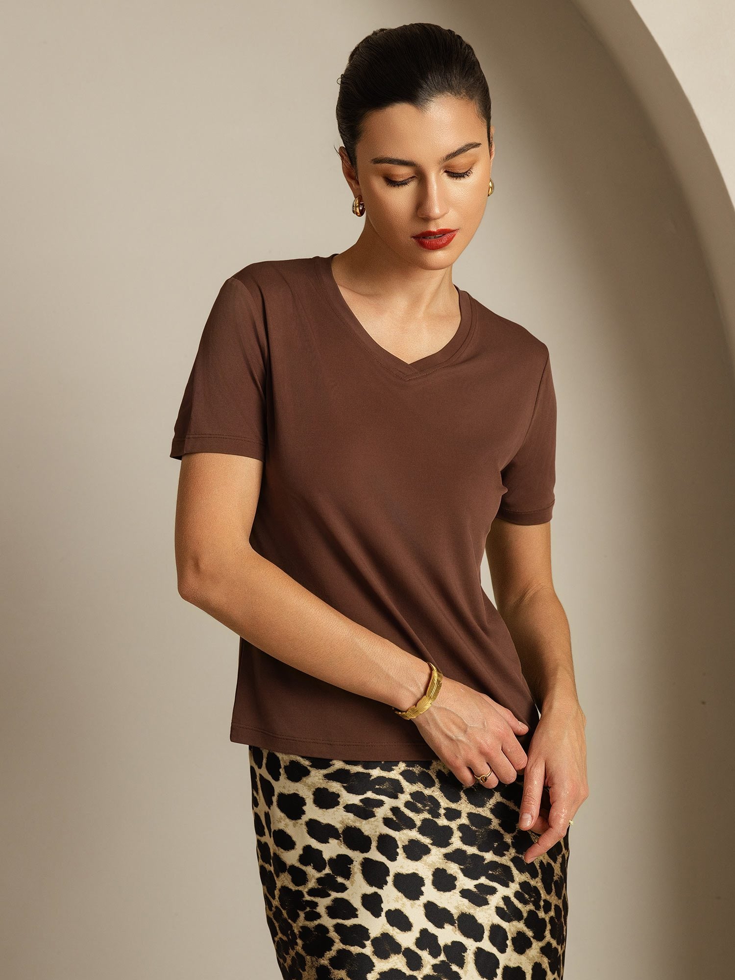 [Kaffe] SilkSilky-DK Silke Womens T-Shirt 006