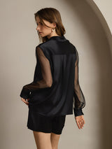 [Sort] SilkSilky-DK 19Momme Silke Womens Shirt 002,