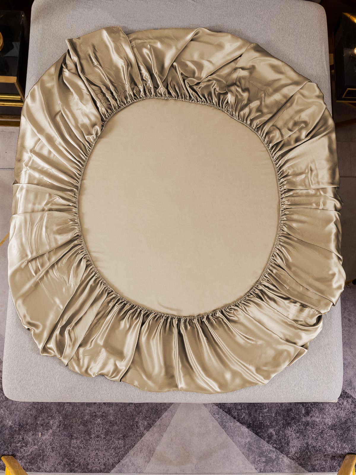 [Beige] SilkSilky-DK 22Momme Sheet 006