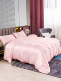 SilkSilky-DK-22Momme-Pure-Silk-Bedding-Set-Lyserød-002