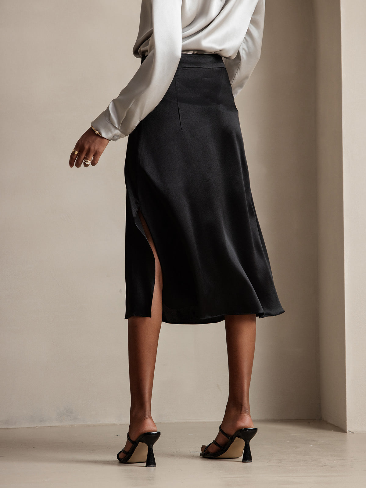 [Sort] SilkSilky-DK 19Momme Silke Skirt 002