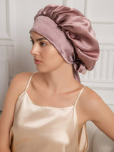 [Bleg Mauve] SilkSilky-DK Sovehætte 001