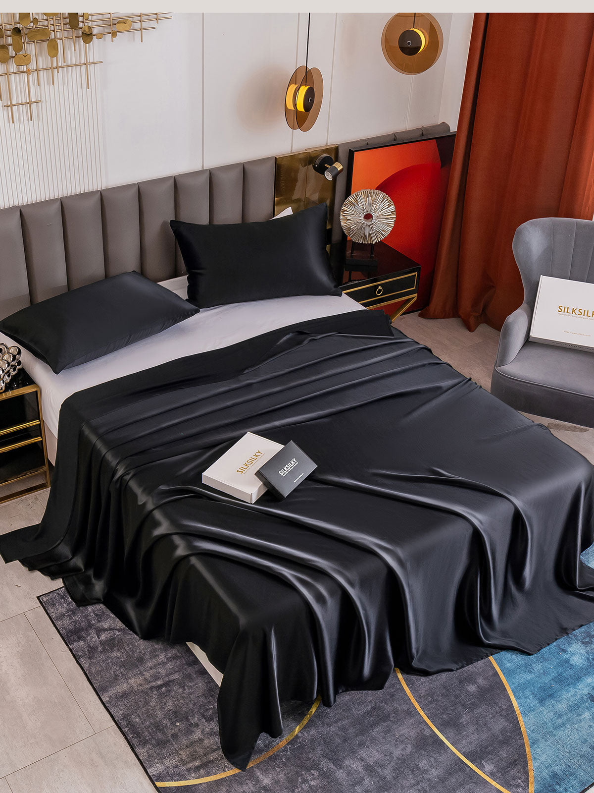 [Sort] SilkSilky-DK 19Momme Bedding Set 001